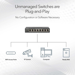 NETGEAR MS105-100EUS network switch Unmanaged 2.5G Ethernet (100/1000/2500) Power over Ethernet (PoE) 1U