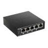 D-Link DGS-1005P/E network switch Unmanaged Gigabit Ethernet (10/100/1000) Power over Ethernet (PoE) Black