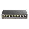 D-Link DGS-1008P Unmanaged L2 Gigabit Ethernet (10/100/1000) Power over Ethernet (PoE) Black