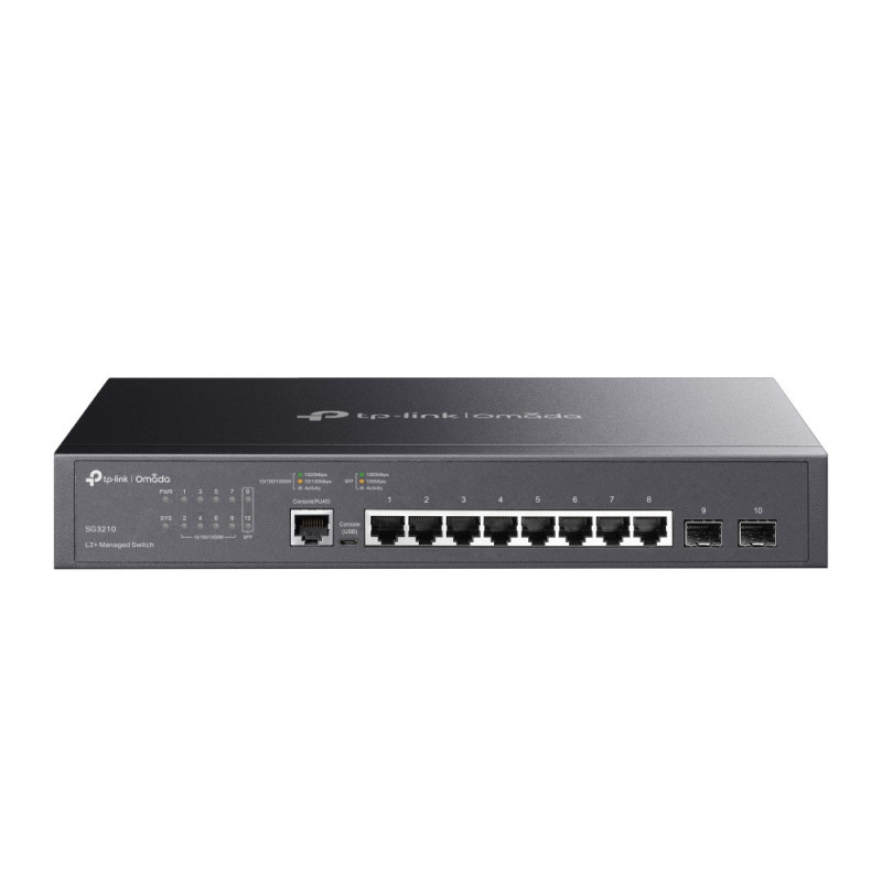 P-Link Omada 8-Port Gigabit L2+ Managed Switch with 2 SFP Slots
