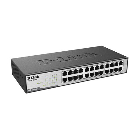 -Link D-Link 24-Port Fast Ethernet Unmanaged Desktop Switch