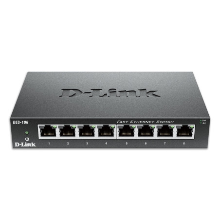 -Link D-Link 8-Port Fast Ethernet Unmanaged Desktop Switch