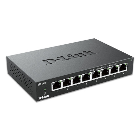 -Link D-Link 8-Port Fast Ethernet Unmanaged Desktop Switch