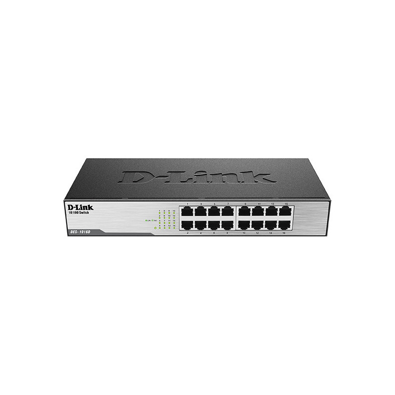 -Link D-Link 16-Port Fast Ethernet Unmanaged Desktop Switch