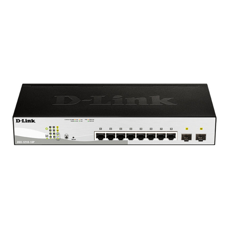 -Link D-Link 10-Port Gigabit Smart Managed Switch including 2x SFP ports