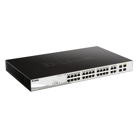 -Link D-Link 24-Port Gigabit PoE Smart Managed Switch with 4 x Combo 1000BaseT/Mini-GBIC SFP ports