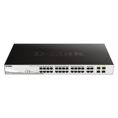 -Link D-Link 24-Port Gigabit PoE Smart Managed Switch with 4 x Combo 1000BaseT/Mini-GBIC SFP ports
