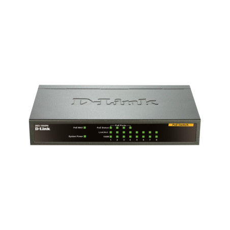 -Link D-Link 8-port 10/100 Desktop Switch with 4 PoE Ports