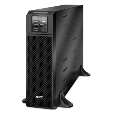 PC Smart-UPS On-Line, 5kVA, Tower, 230V, 6x C13+4x C19 IEC outlets, Network Card+SmartSlot, Extended runtime, W/O rail kit