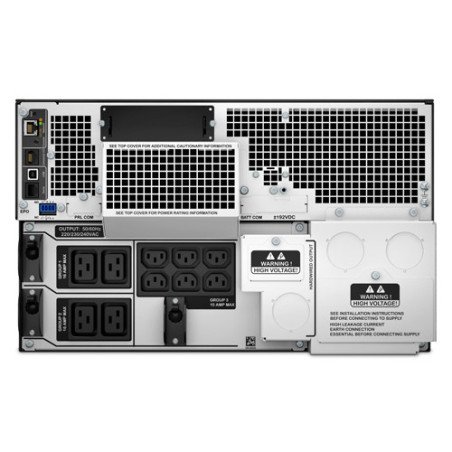 PC APC Smart-UPS On-Line SRT8KRMXLI - 8kW/VA, 6x C13 + 4x C19 + hardwire 1phase output, rack mountable, Embedded NMC