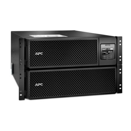 PC APC Smart-UPS On-Line SRT10KRMXLI - 10kW/VA, 6x C13 + 4x C19 + hardwire 1 phase output, rack mountable, Embedded NMC