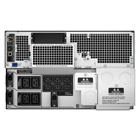 PC APC Smart-UPS On-Line SRT10KRMXLI - 10kW/VA, 6x C13 + 4x C19 + hardwire 1 phase output, rack mountable, Embedded NMC