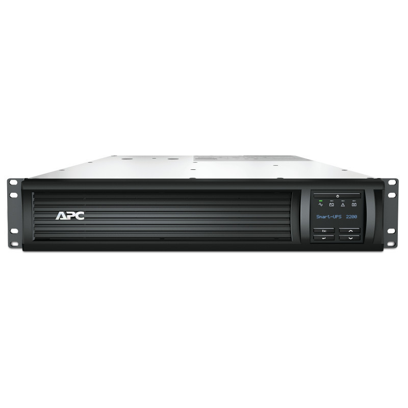 PC Smart-UPS, Line Interactive, 2200VA, Rackmount 2U, 230V, 8x IEC C13+2x IEC C19 outlets, Network Card, AVR, LCD