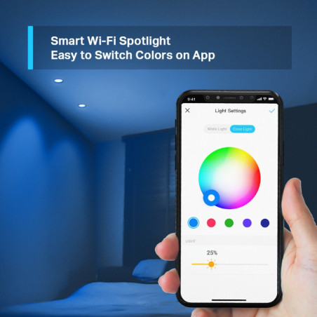 P-Link Smart Wi-Fi Spotlight, Multicolor