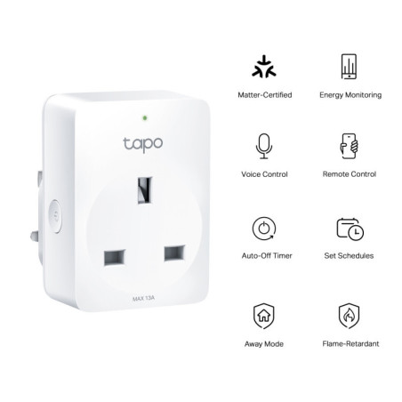 P-Link Mini Smart Wi-Fi Plug, Energy Monitoring