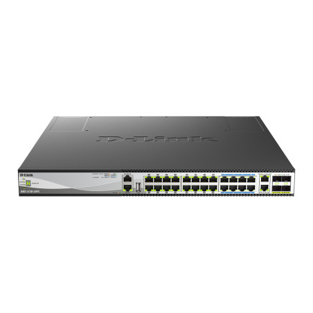 -Link D-Link 30-Port Layer 3 Stackable Multi-Gigabit Managed PoE Switch