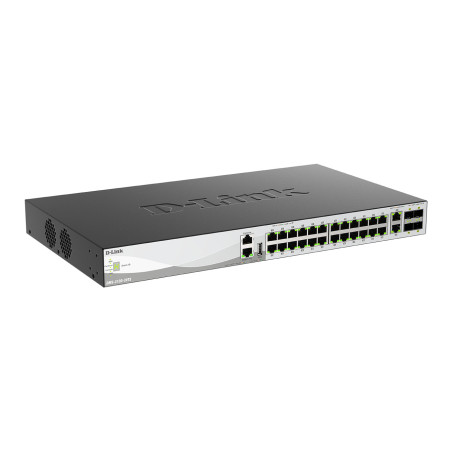 -Link D-Link 30-Port Layer 3 Stackable Multi-Gigabit Managed PoE Switch