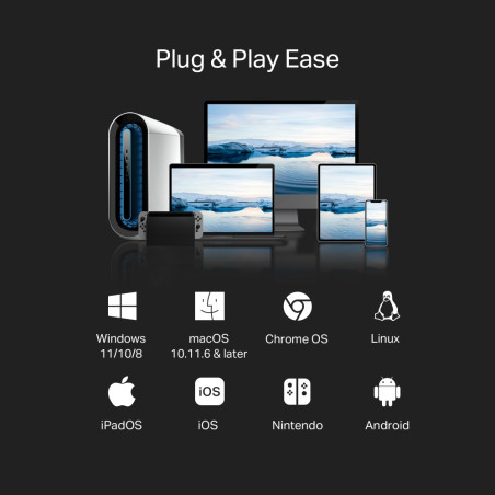 P-Link USB Type-C to RJ45 Gigabit Ethernet Network Adapter