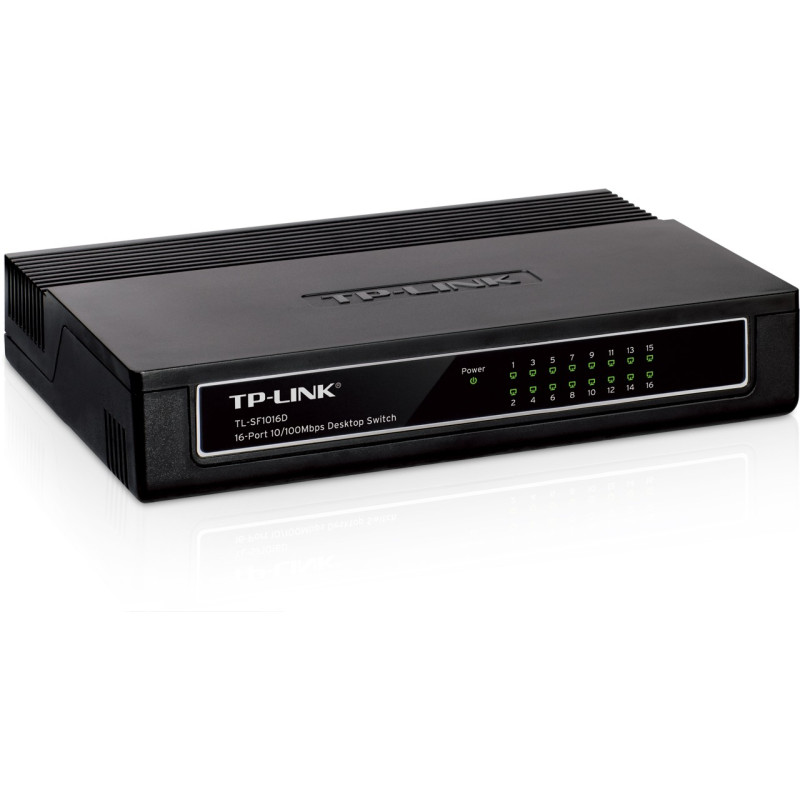TP-LINK TL-SF1016D 16-Port 10/100Mbps Desktop Switch TP-LINK TL-SF1016D 16-Port 10/100Mbps Desktop Switch
