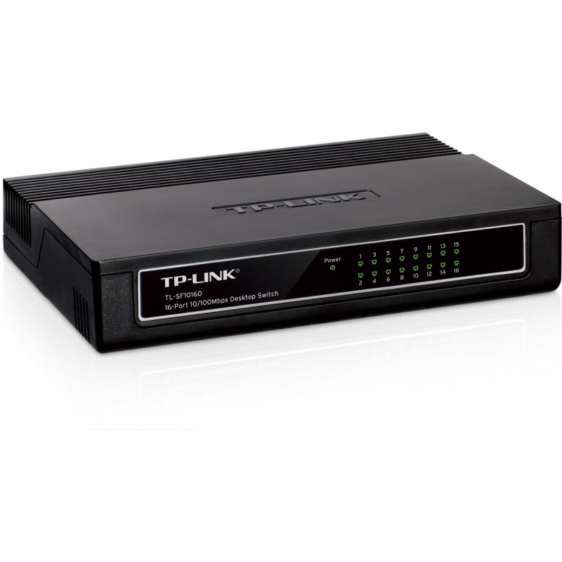 TP-LINK TL-SF1016D 16-Port 10/100Mbps Desktop Switch