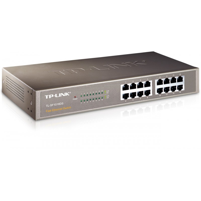 TP-LINK TL-SF1016DS 16 Port 10/100 Switch