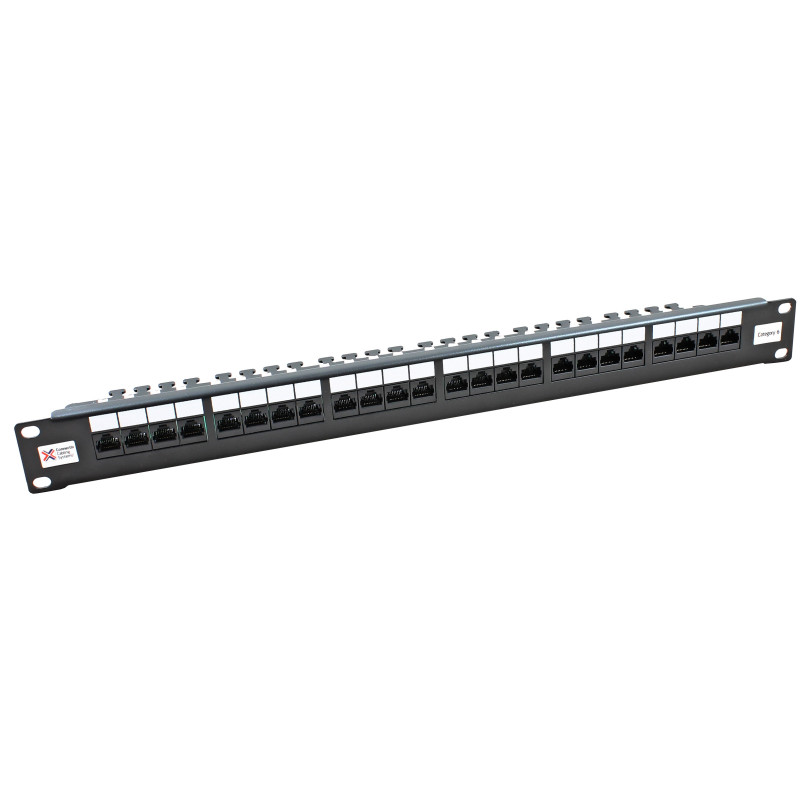 24 Port Cat6 CCS 2020 Right Angled UTP Patch Panel 24 Port Cat6 CCS 2020 Right Angled UTP Patch Panel