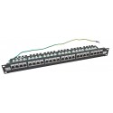 24 Port Cat6 FTP Shielded CCS 20/20 Right Angled Patch Panel