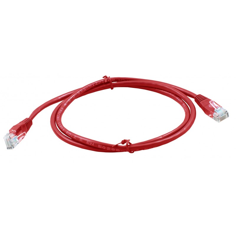 Snagless/Molded Boot 50 Feet Red CNE498008 Cat5e Ethernet Patch Cable 