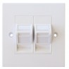 Cat5e UTP Keystone Loaded Faceplates