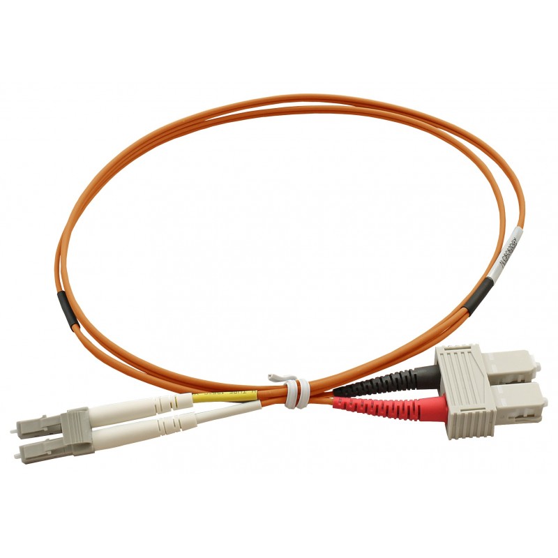 LC - SC Multimode Duplex Fibre Patch Leads