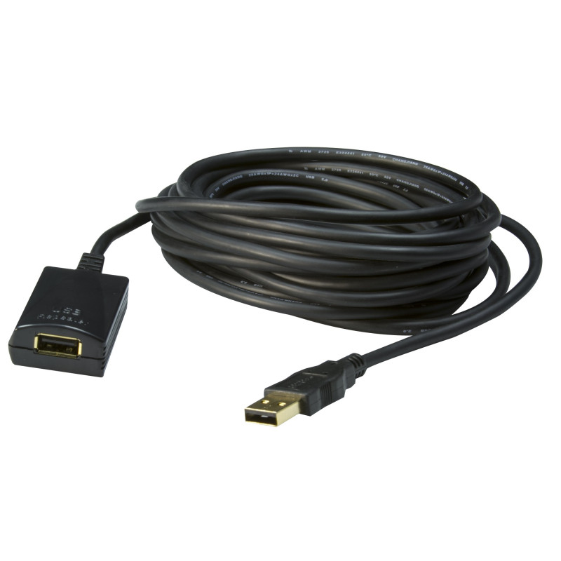 USB 2.0 A Male - A Female Active Extension Cable USB 2.0 A Male - A Female Active Extension Cable