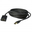 USB 2.0 A Male - A Female Active Extension Cable 