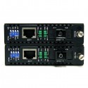 StarTech.com 10/100 Mbps Ethernet Single Mode WDM Fibre Media Converter Kit SC 20km